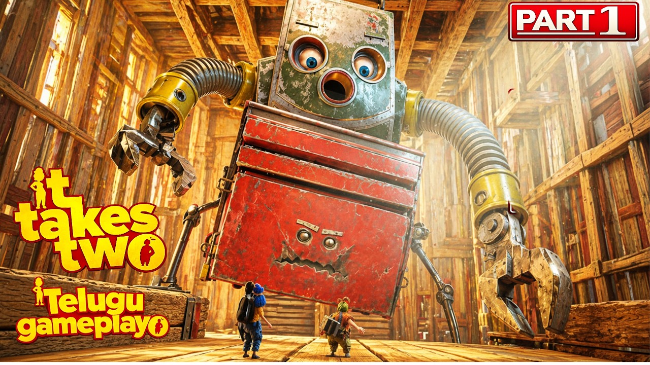 We Didn&rsquo;t Expect THIS! 😱 | IT TAKES TWO PC Telugu | Ending & Boss Fight #pobgoplayz