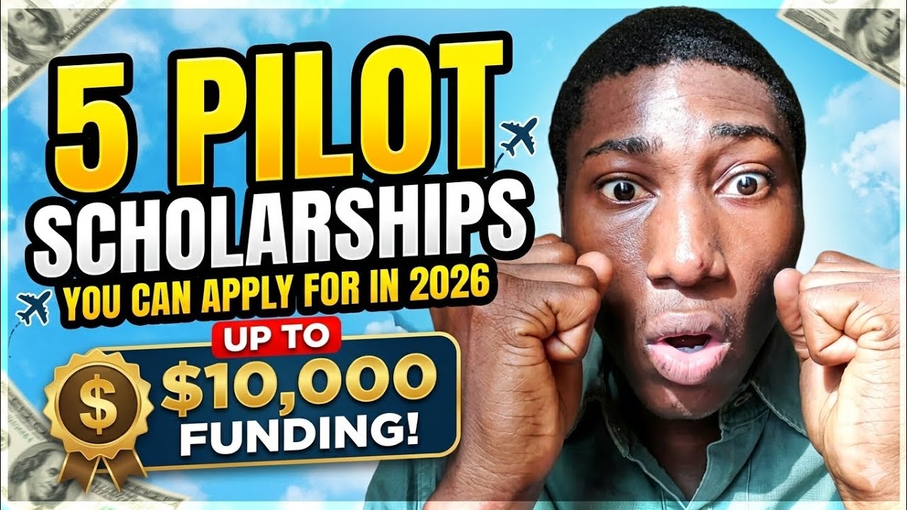 5 PILOT SCHOLARSHIPS You Can Apply In 2026 | 