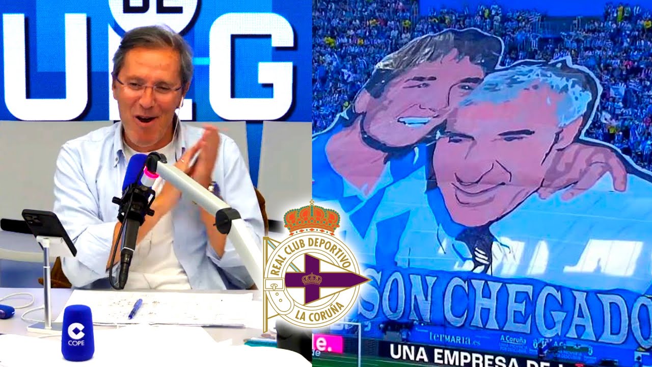 EMOCIÓN EN EL ESTUDIO DE TIEMPO DE JUEGO CON EL REGRESO DEL DEPORTIVO DE LA CORUÑA A SEGUNDA