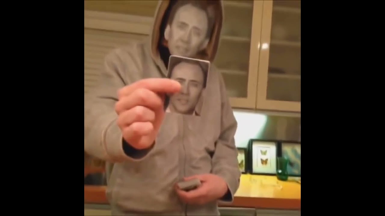 Bo Burnham | Nick Cage Magic Trick | VINE
