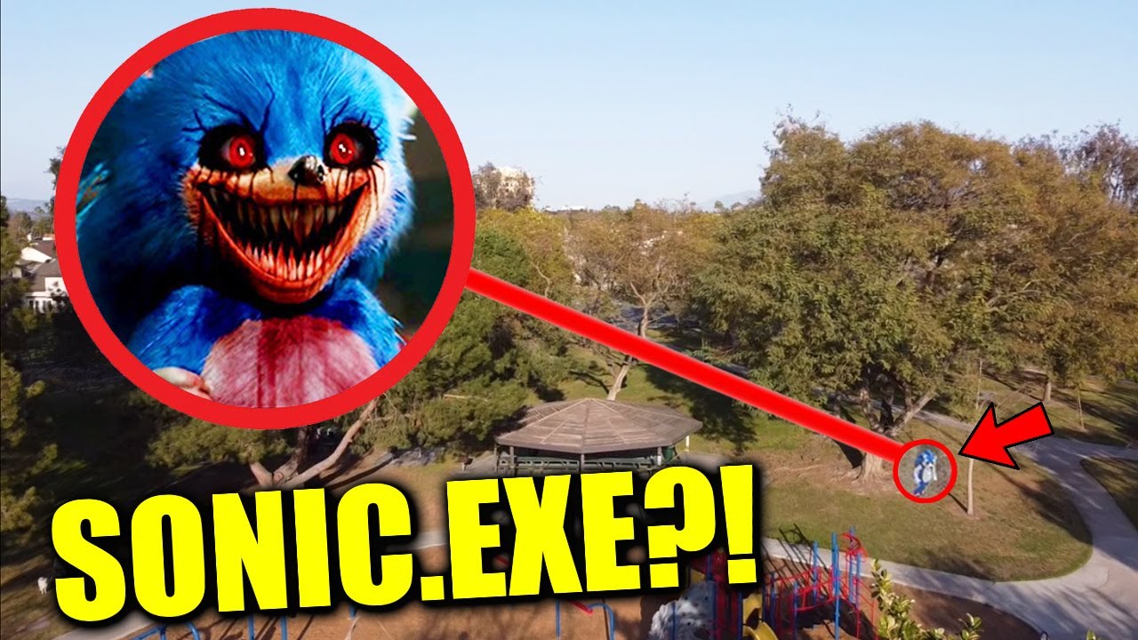 ДРОН ПОПАДАЛ НА БЕГАЮЩУЮ ДЕТСКУЮ ПЛОЩАДКУ С ПРИВИДЕНИЯМИ SONIC.EXE!! (ОН ПРИШЕЛ ЗА НАМИ!!)