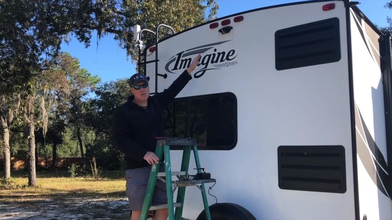 Haloview MC7108 Wireless RV Backup Camera Install & Review For Our Grand Design Imagine