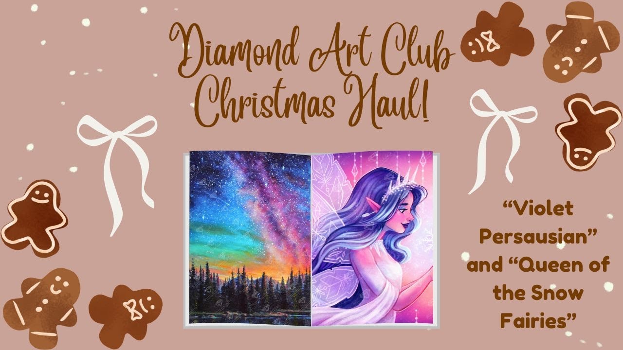 Christmas Diamond Art Club Haul || A Kit Off My Wishlist and a Gift! || Houston, We Have a Problem!