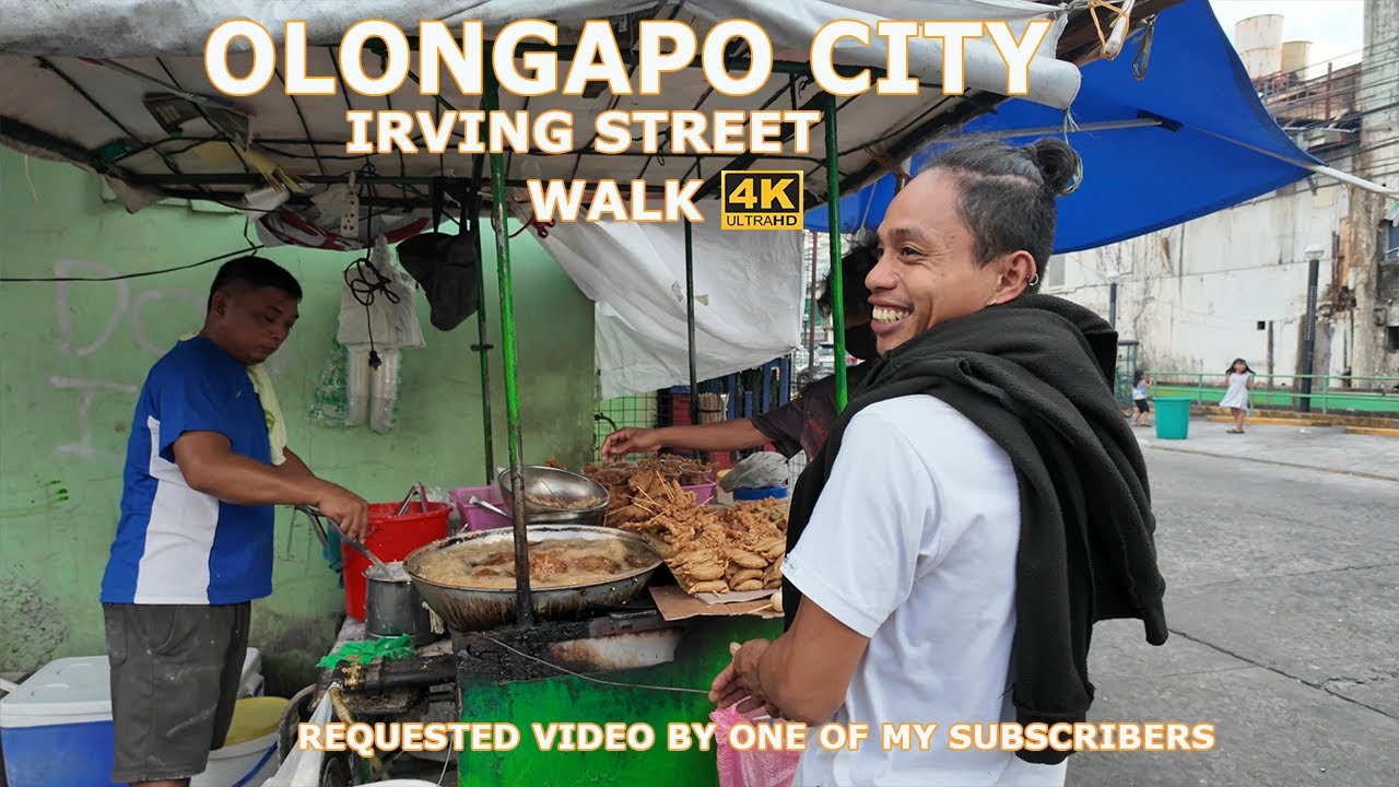 WALKING IRVING STREET OLONGAPO CITY [4K] REQUESTED VIDEO