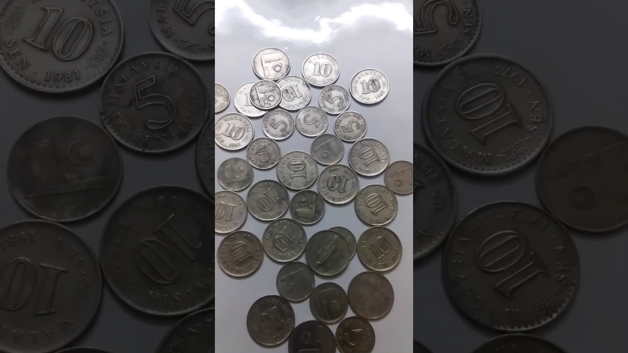 Coin 5 sen dan 10 sen malaysia