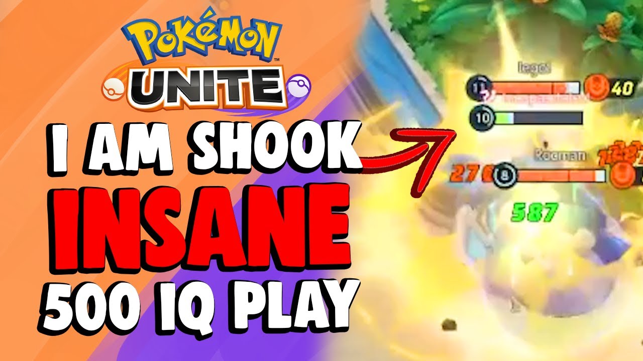 i can't BELIEVE this PLAY in Pokemon Unite!!!!