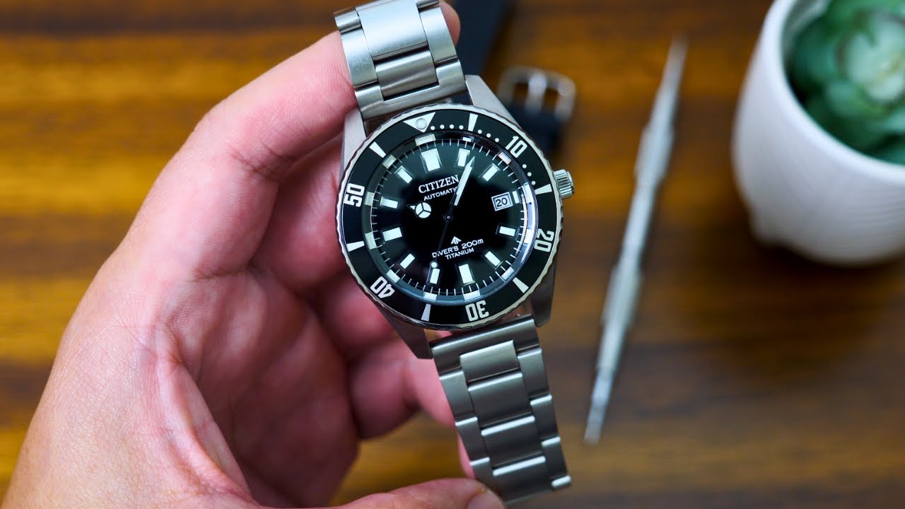Citizen Promaster Fujitsubo NB6021-17E with Strapcode Super-O2 (Pull-Twist) Titanium Bracelet