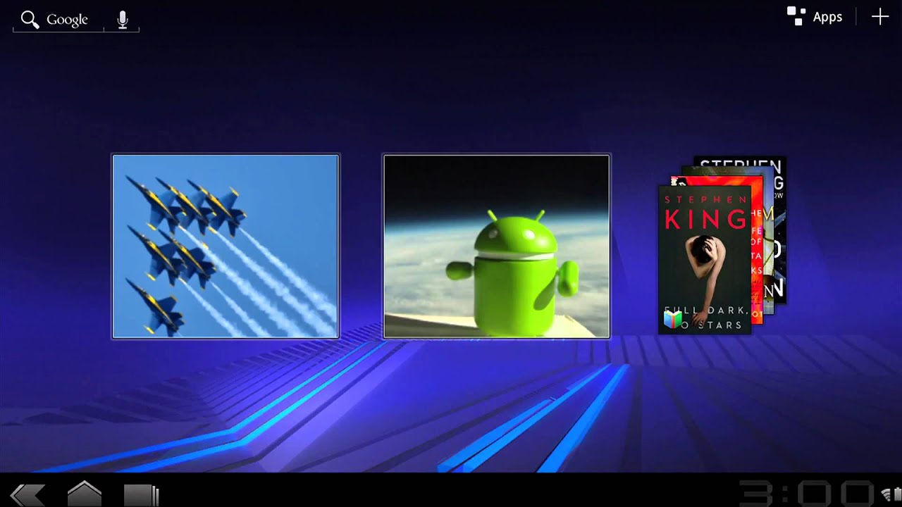 Android 3.0/Honeycomb Overview: Books T-Mobile G-Slate by LG