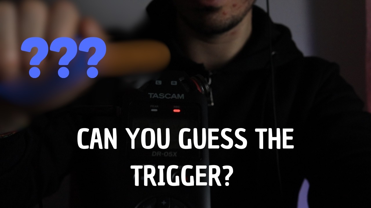 Can you guess the ASMR trigger? (Invisible Triggers) 🎧🤫
