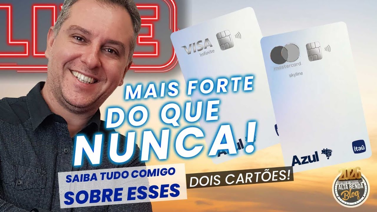 💳LIVE: AGORA MAIS FORTE DO QUE NUNCA! VISA INFINITE AZULE  MASTERCARD BLACK COM NOVIDADES 2026