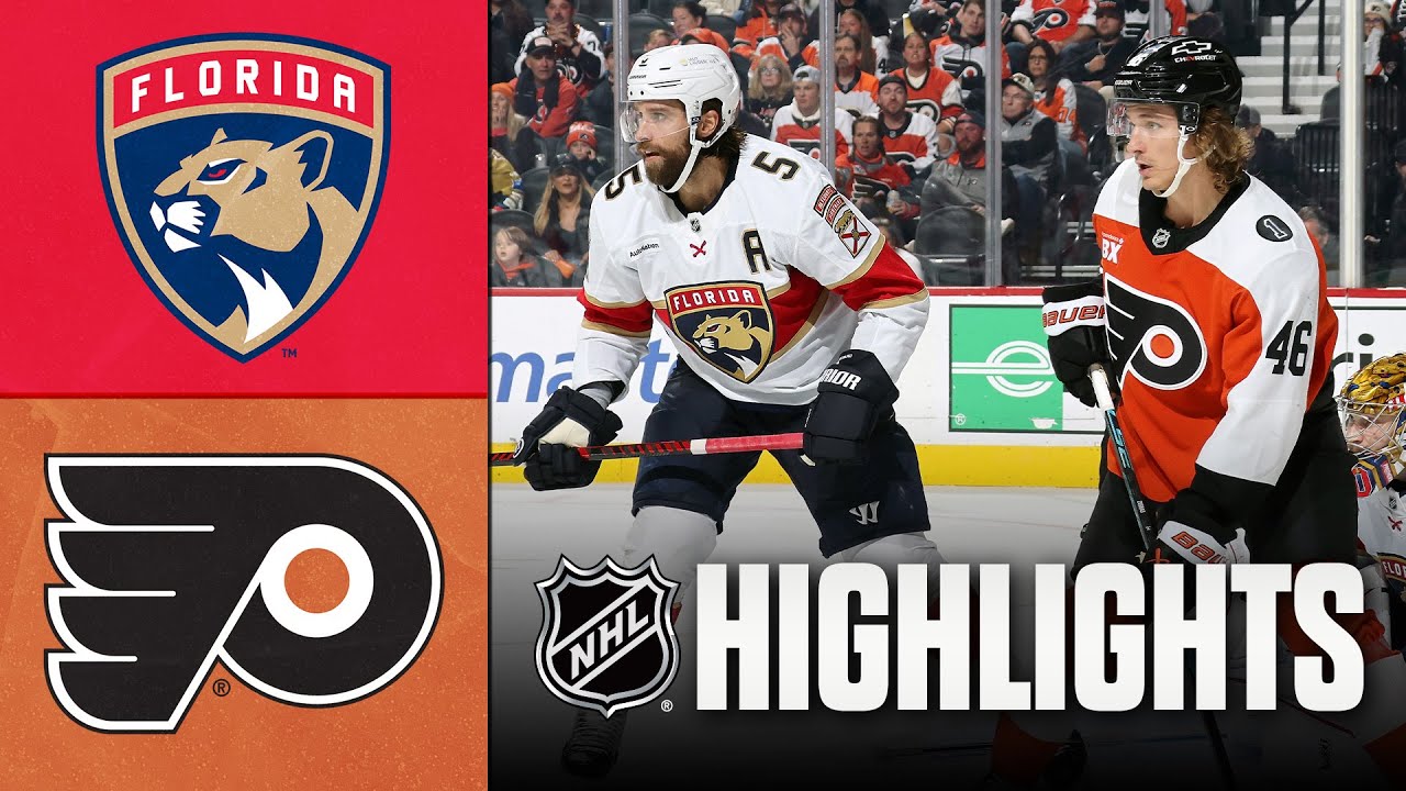 NHL Highlights | Panthers vs. Flyers | October 13, 2025
