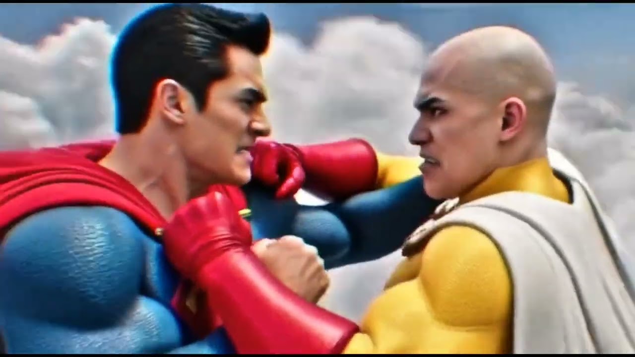 SAITAMA X SUPERMAN 2027 #marvel #mcu #vfx #dc #onepunchman #shorts #trailer #trending #clips #movie 