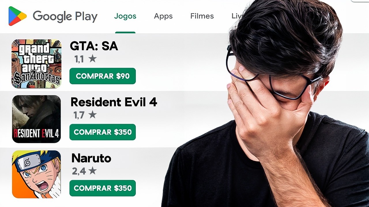 Por que JOGOS de CONSOLES NUNCA dão certo no CELULAR?