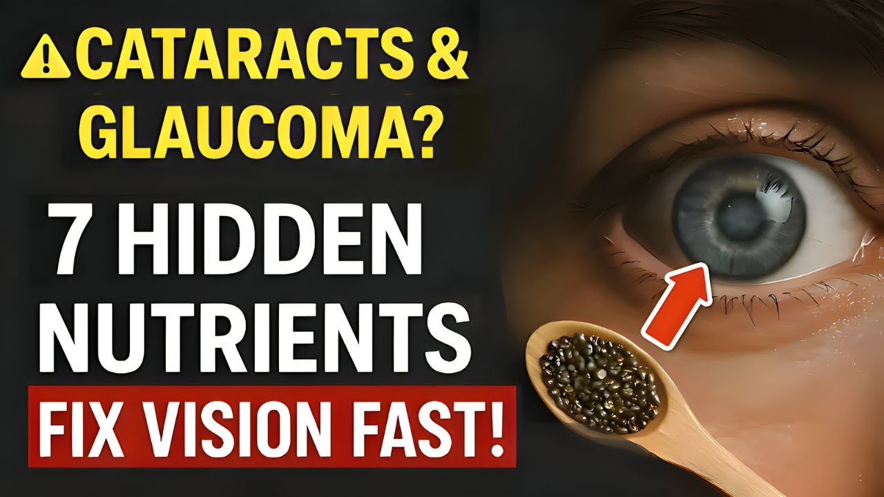 7 Scientifically Proven Nutrients to ELIMINATE Cataracts & Glaucoma! Senior Health Tips