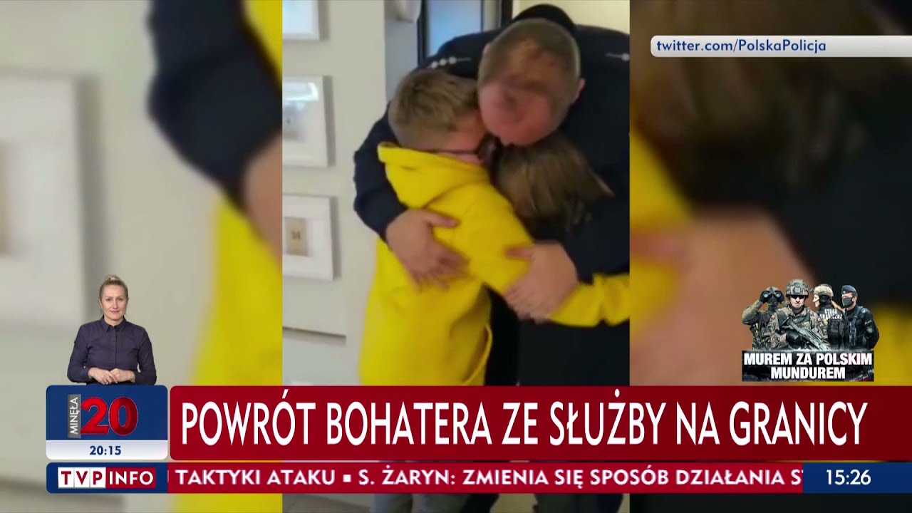 &bdquo;Radość, łzy szczęścia i ulgi&rdquo;. Poznańscy policjanci wr&oacute;cili ze służby na granicy
