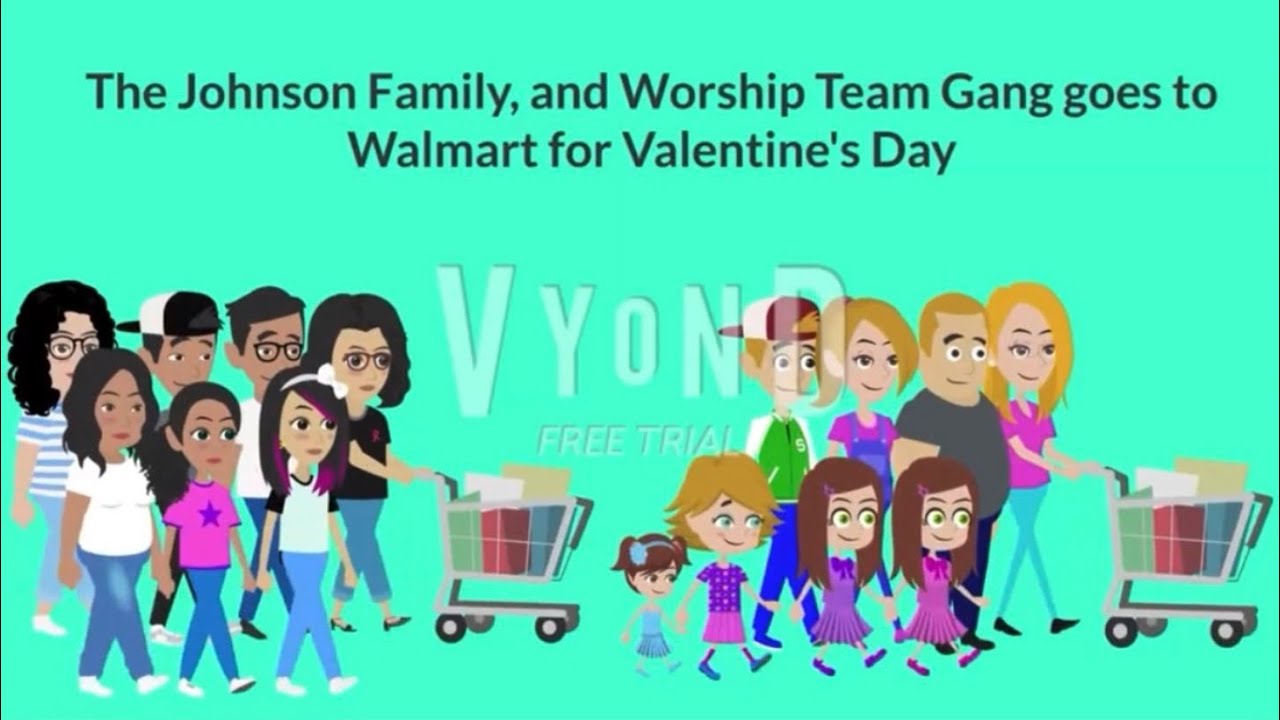 The Johnson Family, and Worship Team Gang goes to Walmart for Valentine&rsquo;s Day