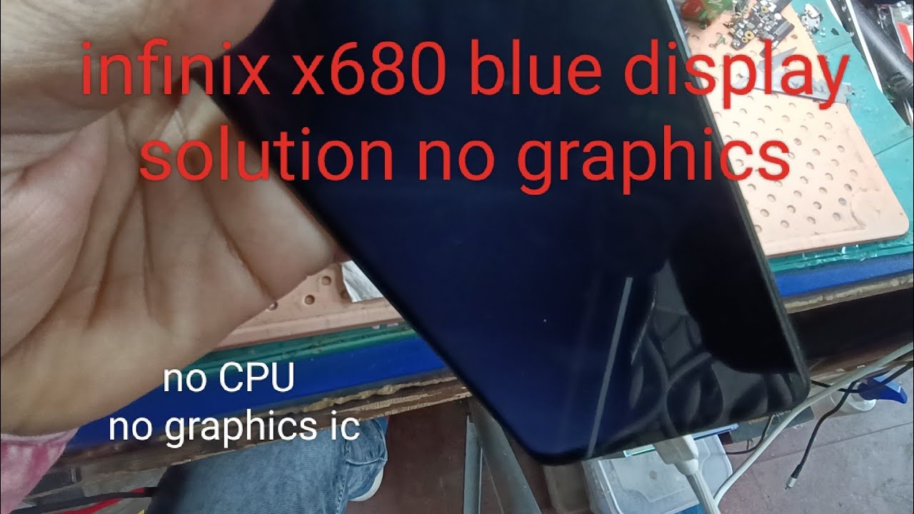 infinix x680 display graphics solution,  infinix x680 blue display solution