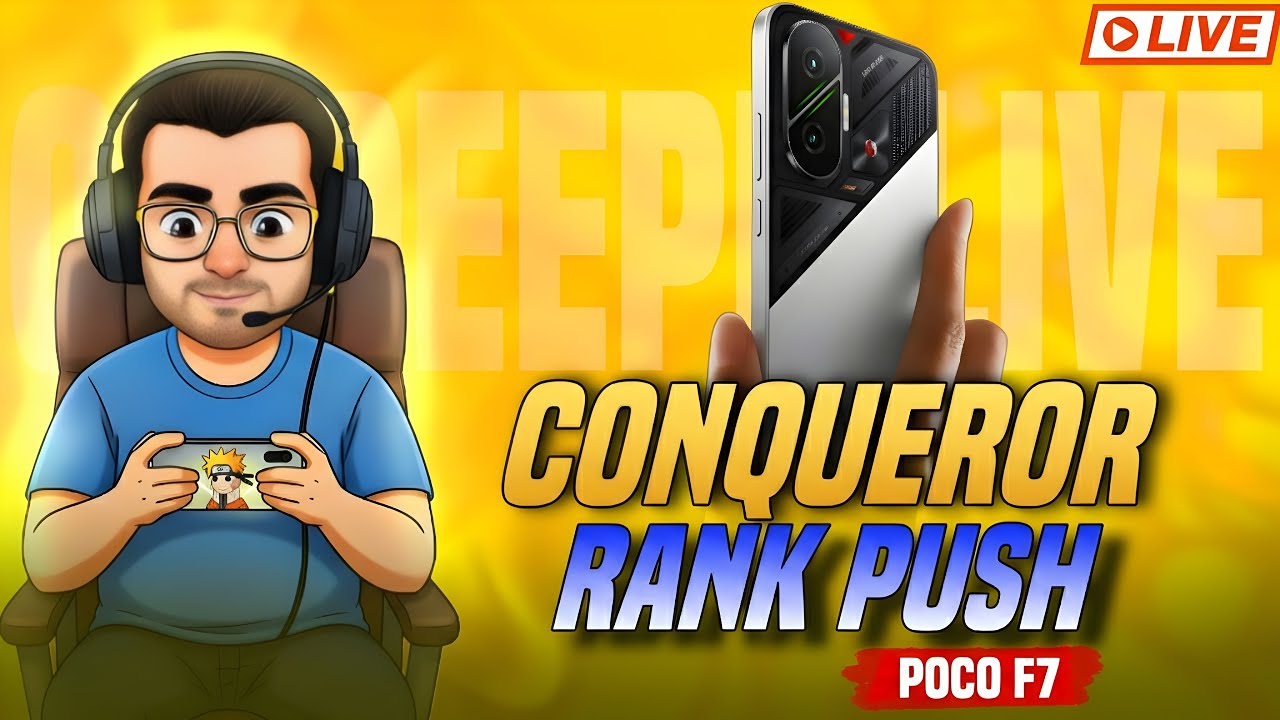 Poco f7|Conqueror Rank Push Day 8