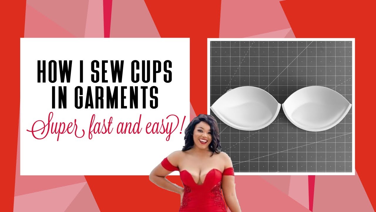 How I Sew Cups Into My Garments