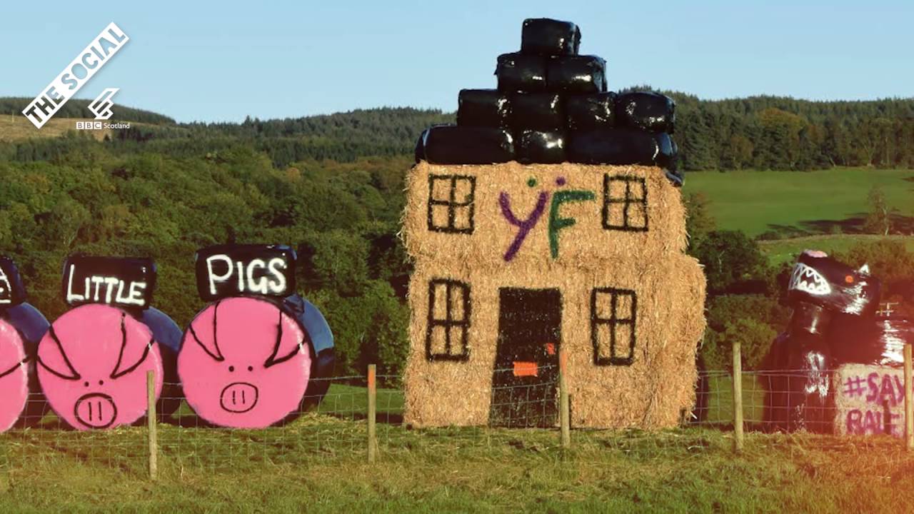 Hay Bale Art Competition