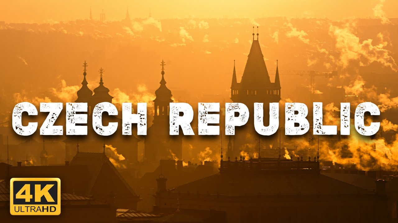 Relaxing Timelapse and Aerial View, Incredible CZECH REPUBLIC Landscapes, Music pour détente , 4K