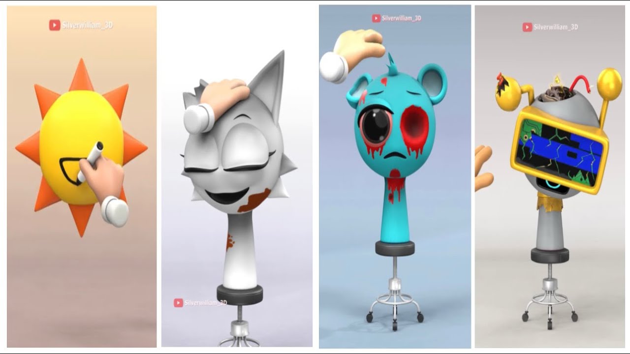 Incredibox Sprunki Animatsion- Sun 🆚 Wenda 🆚 Sky 🆚 Fun Bot Gray!!! HELP SPRUNKİ 