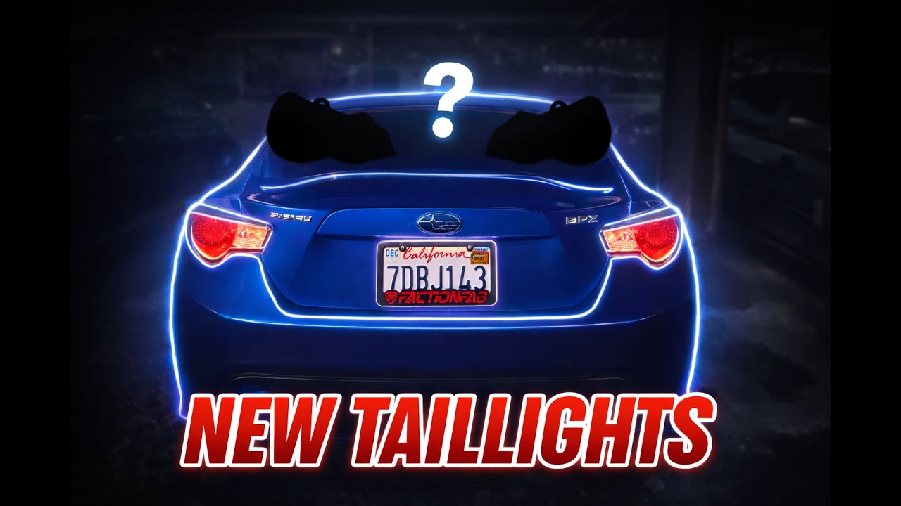 These Taillight's Completely Transform the BRZ