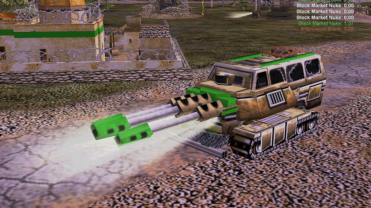 GLA Stealth против USA BOSS - Command & Conquer Generals Apocalyptic 2.2
