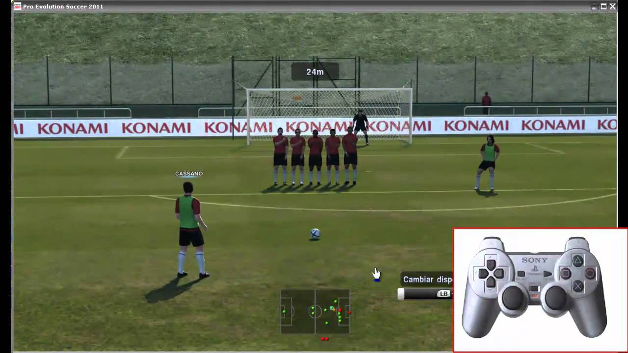 Tutorial: tiros libres - free kicks PES 2011