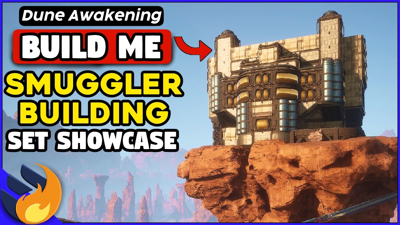 Smuggler Base Building Showcase & How To Build | Dune Awakening