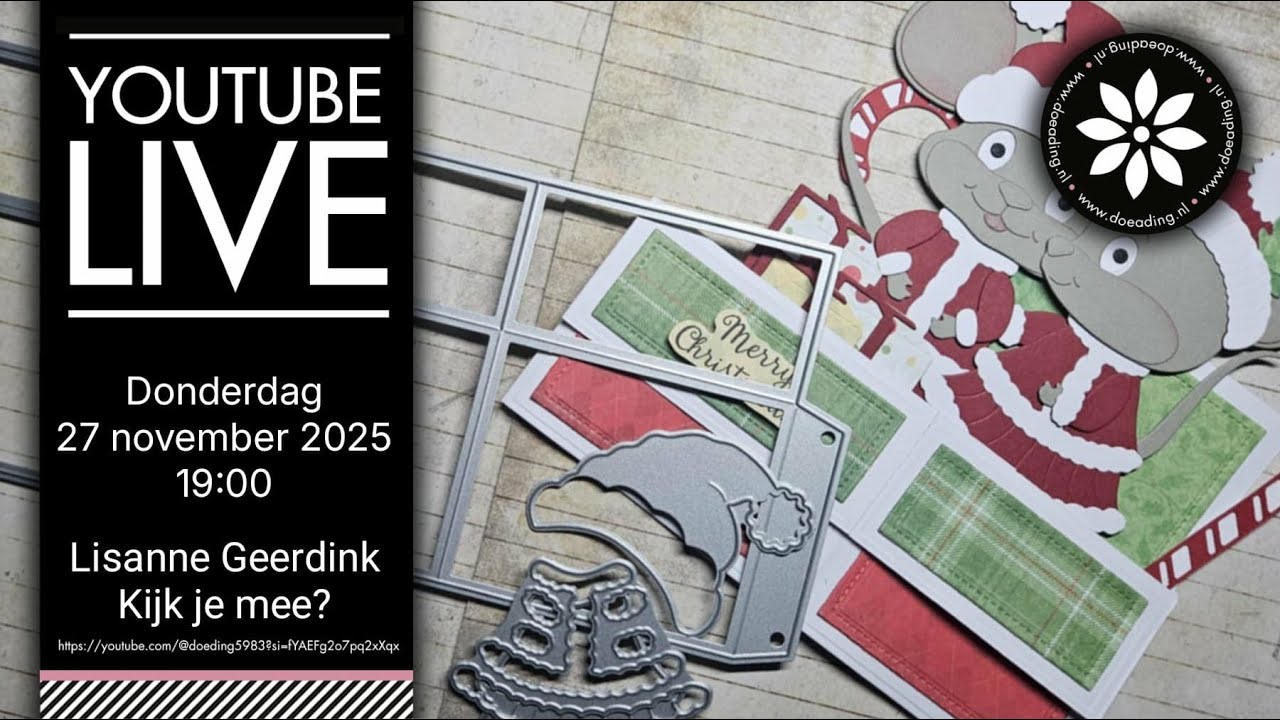 Kerst pop-up box met Lisanne Geerdink