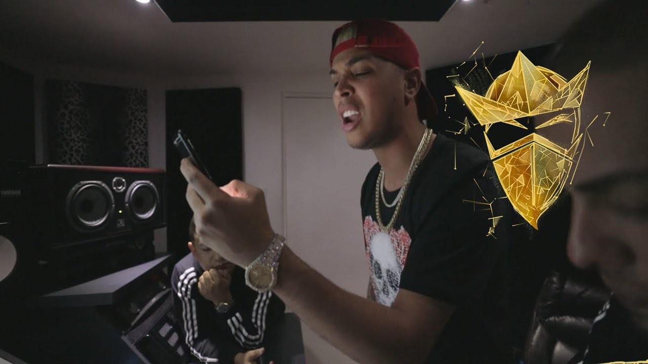 🎙Noriel - Freestyle en el estudio de grabación - Trap Capos 2