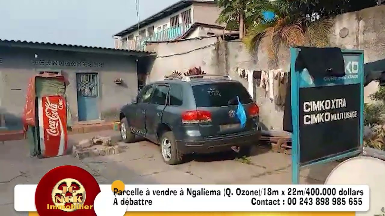 Parcelle à vendre à Ngaliema/Ozone