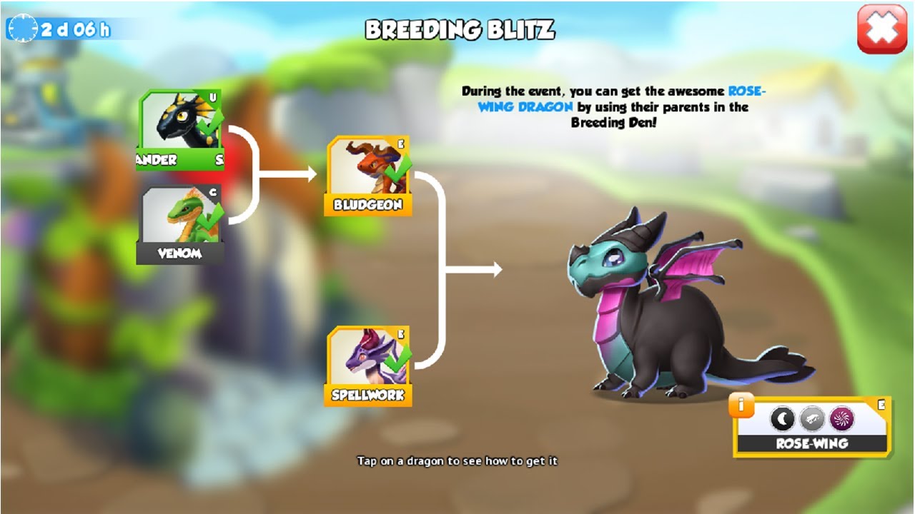 Do you have Rose Wing Dragon-Dragon Mania legends | Hatched fifth Castle Dragon | DML