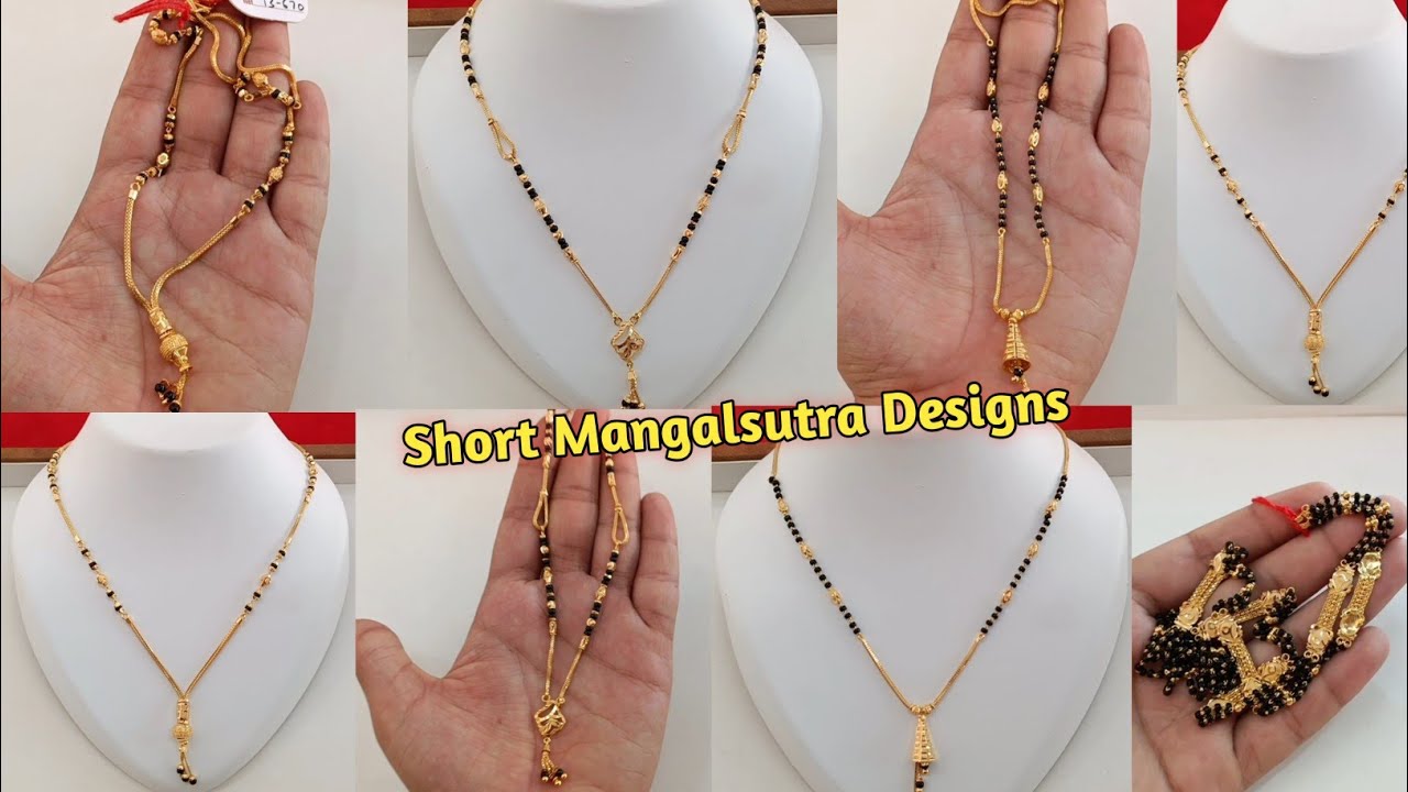 Latest 2025 Short Mangalsutra Designs With weight and price || सबसे सुंदर 7 ग्राम में भी मंगलसूत्र
