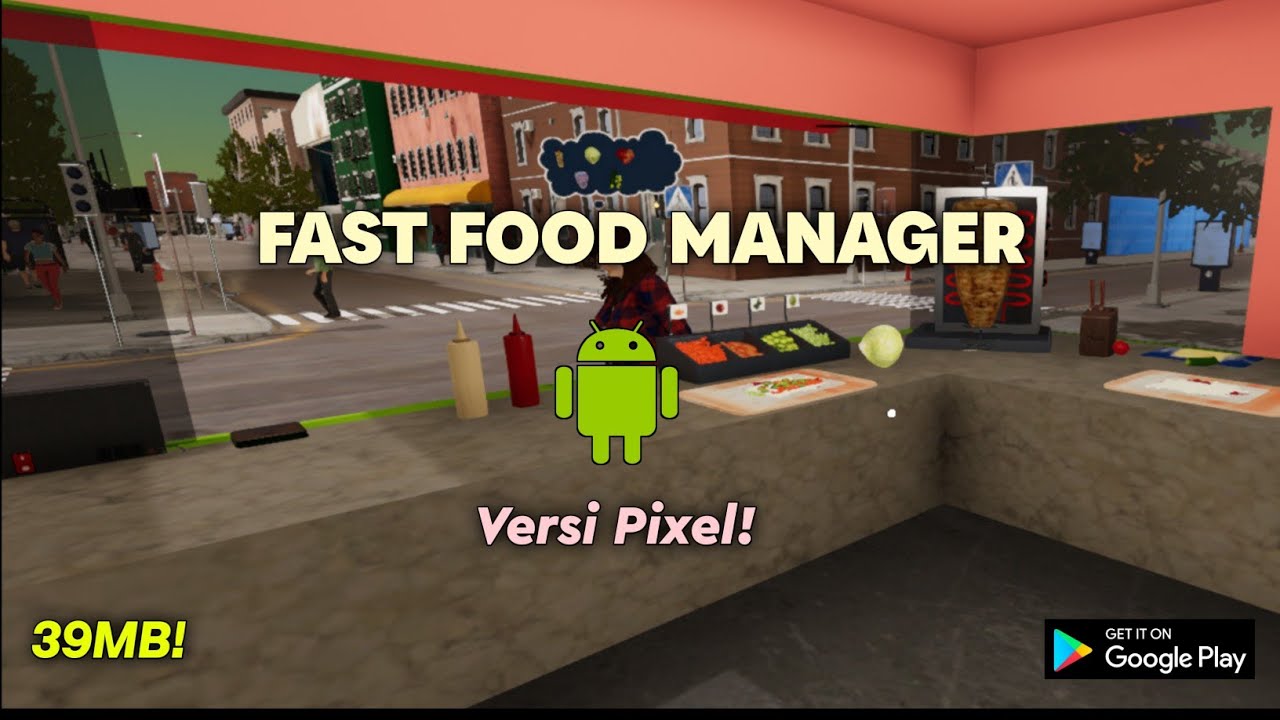 Download Fast Food Manager Android tapi Versi Pixel 😱🤯 - Food Tycoon