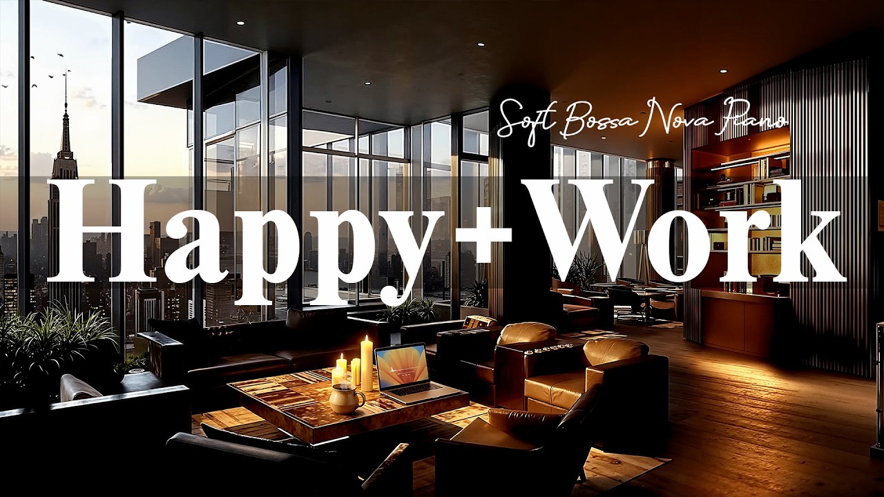 Happy Work Jazz ☕ Relaxing Autumn Coffee Jazz & Soft Bossa Nova Piano for Study, Work and focus