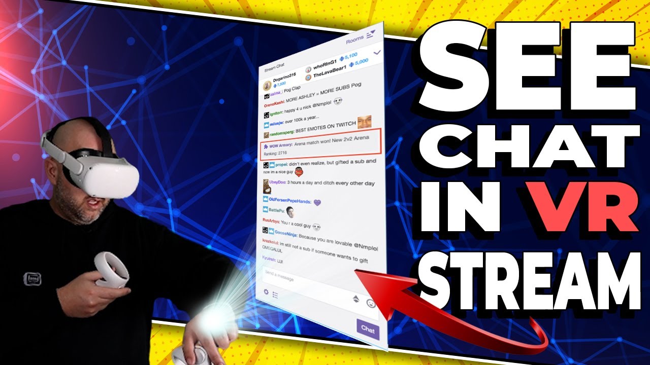 How to Easily See Your Stream Chat in VR While Gaming!