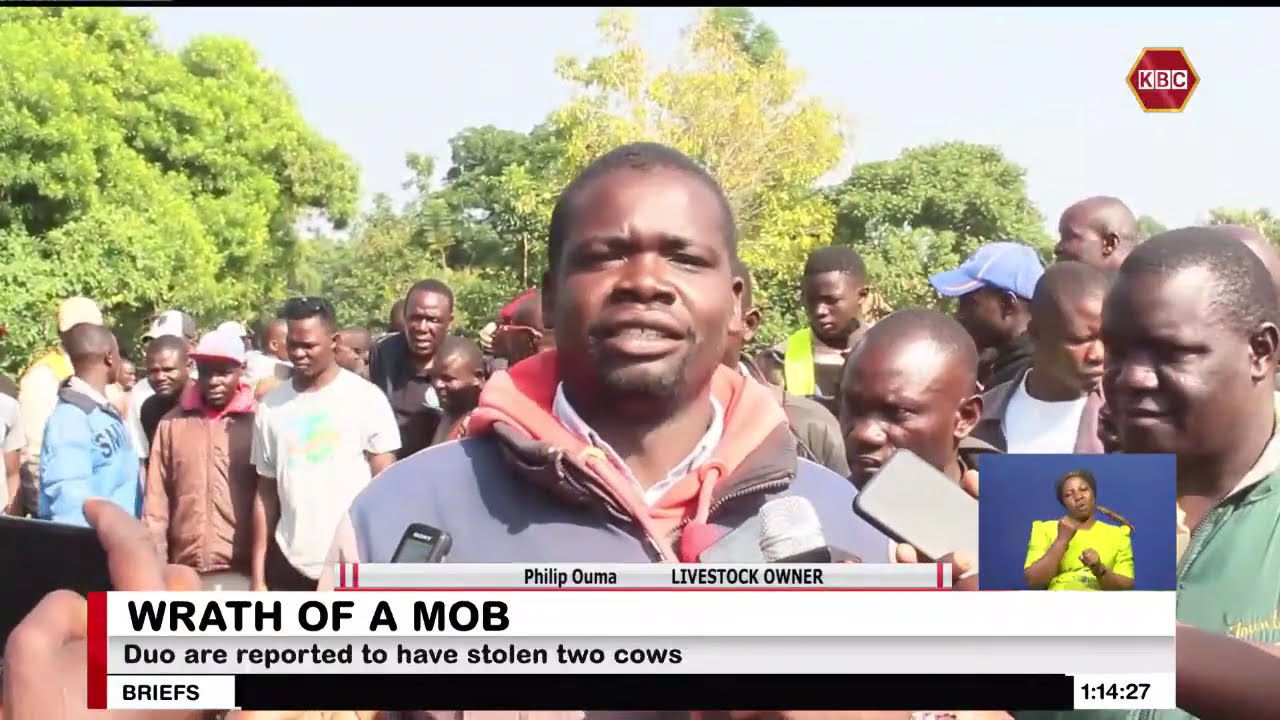 Two suspected cattle thieves set ablaze in Busia