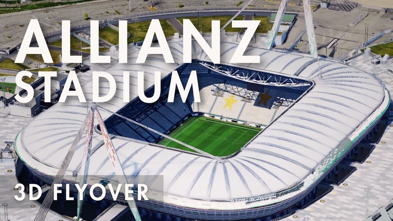 4K - Allianz Stadium in Turin,  Italy - Stadiums of Italy