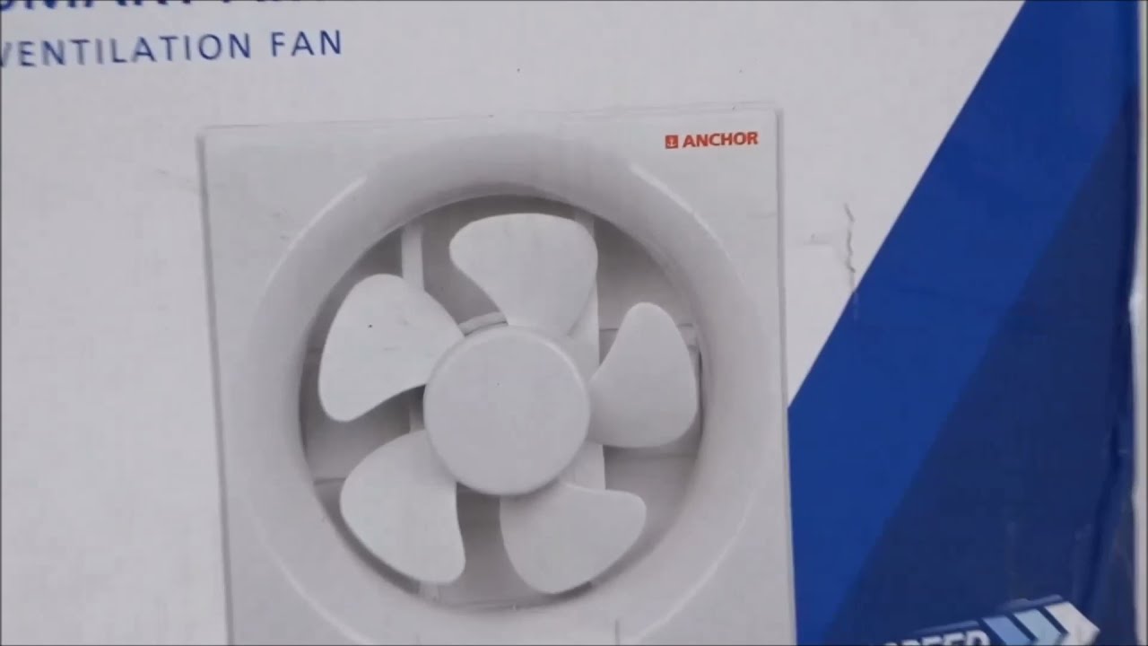 Panasonic 2500 RPM exhaust fan unboxing and working