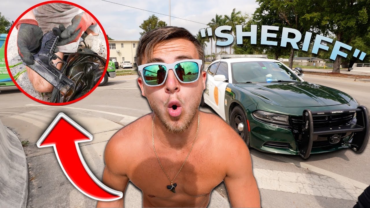 POLICE SHOWED UP When We Found This Magnet Fishing