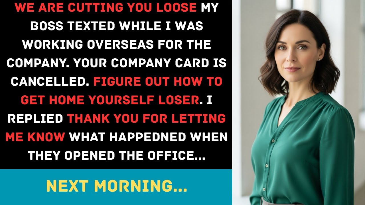 They Fired Me Overseas and Canceled My Company Card — What Happened Next Changed Everything