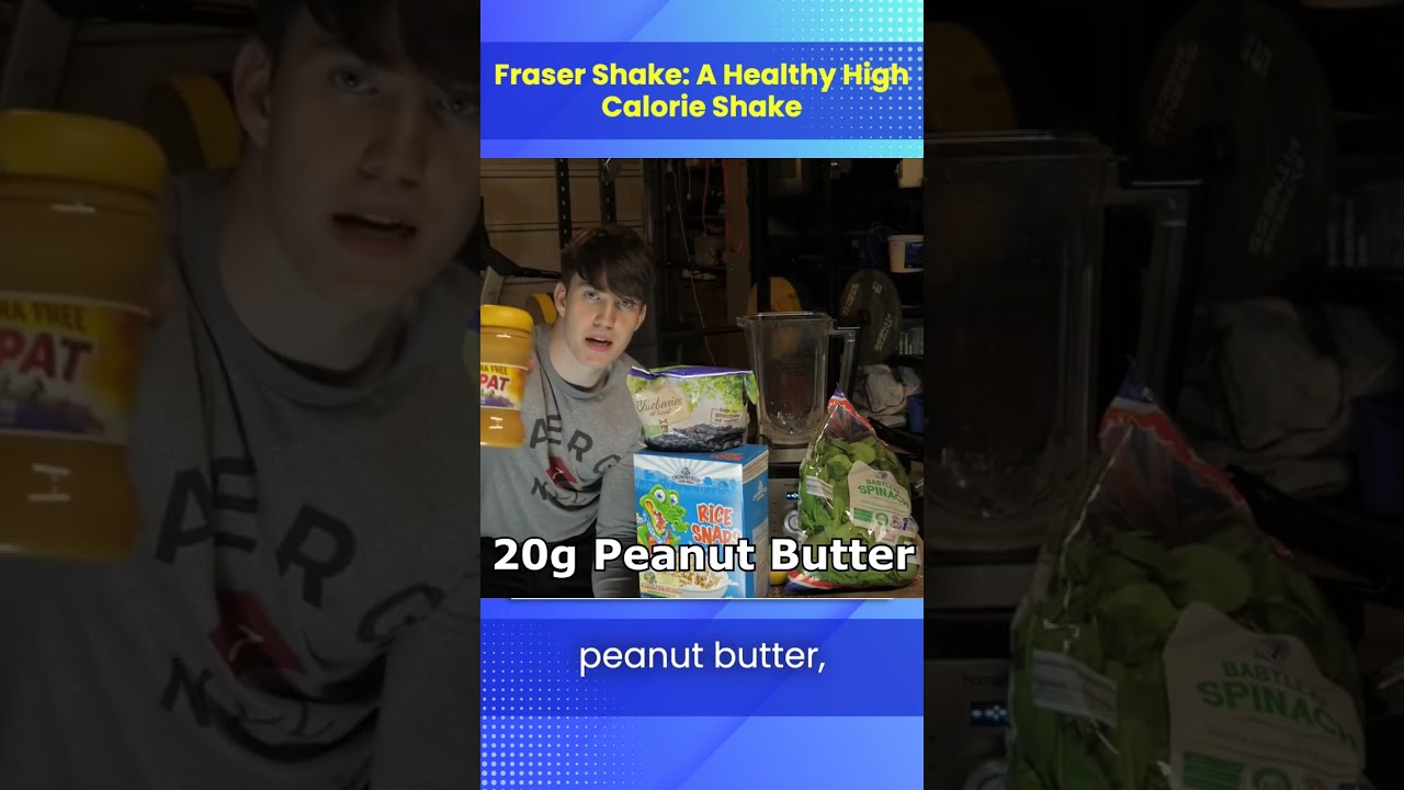 Fraser shake  a healthy high calorie shake