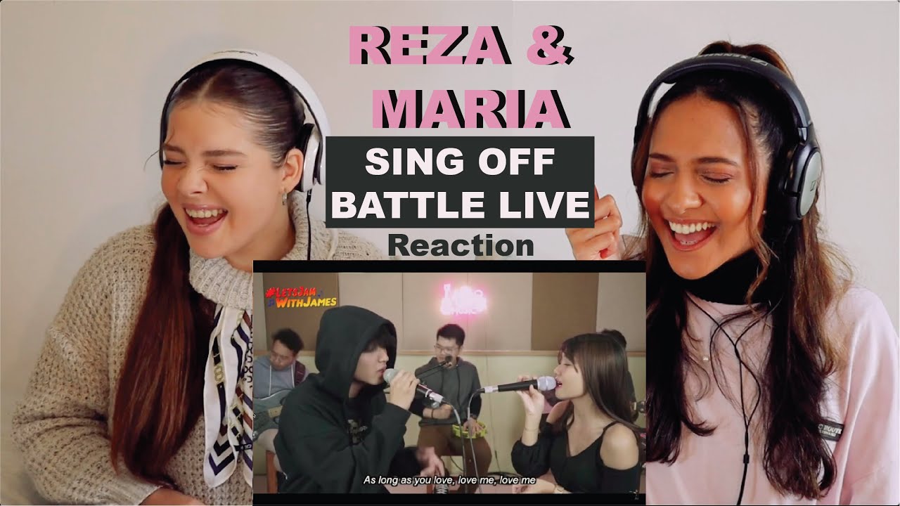 Reza Darmawangsa VS Maria Eka - SING-OFF BATTLE LIVE (As Long As You Love Me) -  #LetsJamWithJames