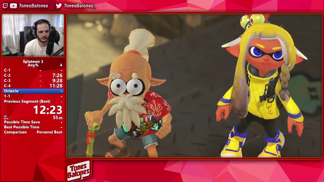 Splatoon 3 Any% Speedrun in 1:36:36
