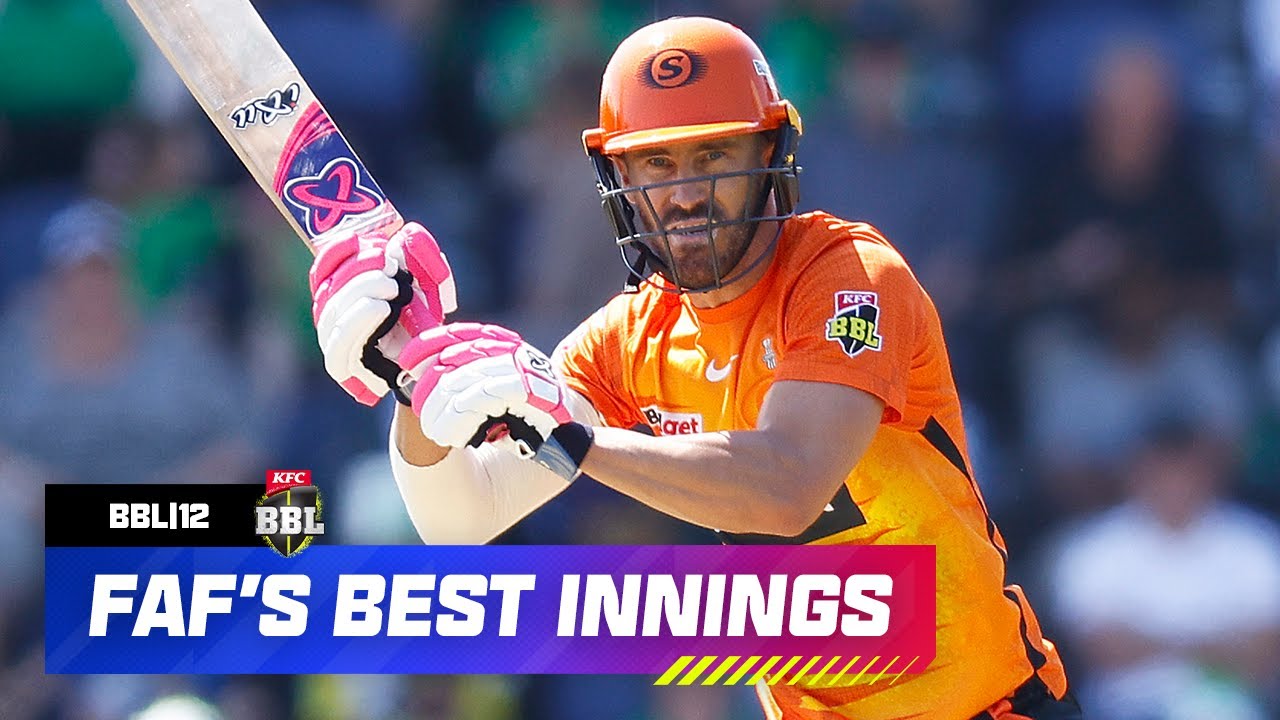 68 OFF 33! Faf Du Plessis' INSANE BBL Knock 💥 | #BBL12