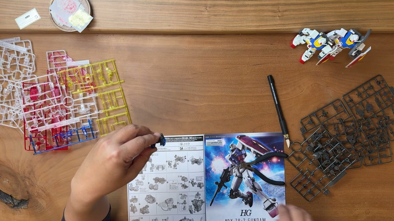 [ASMR] RX-78-2 GUNDAM BEYOND GLOBAL (Clear Color) | 1/144 HG / EPⅠ (No Talking)
