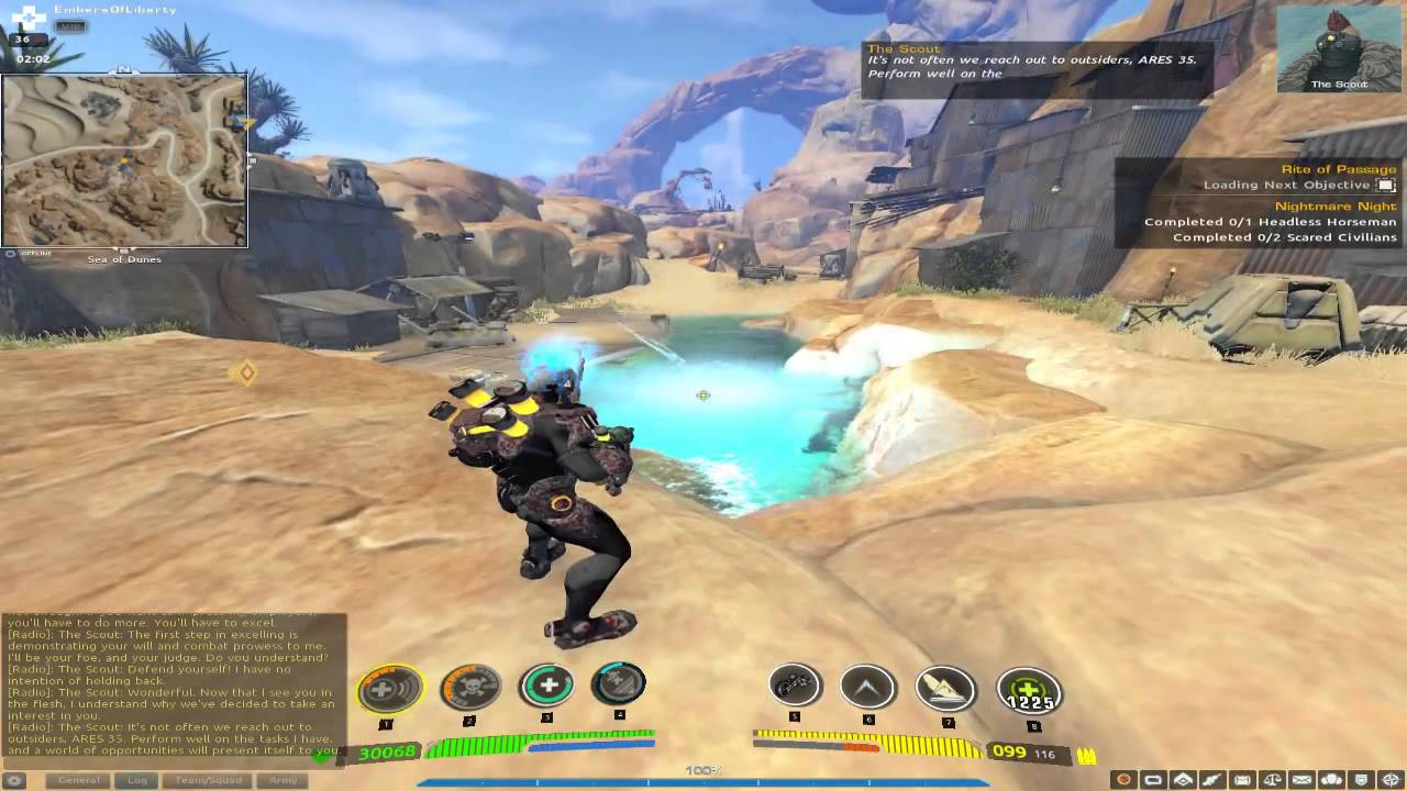 Firefall PvE ARES Jobs Astrek Reputation Andreev Station