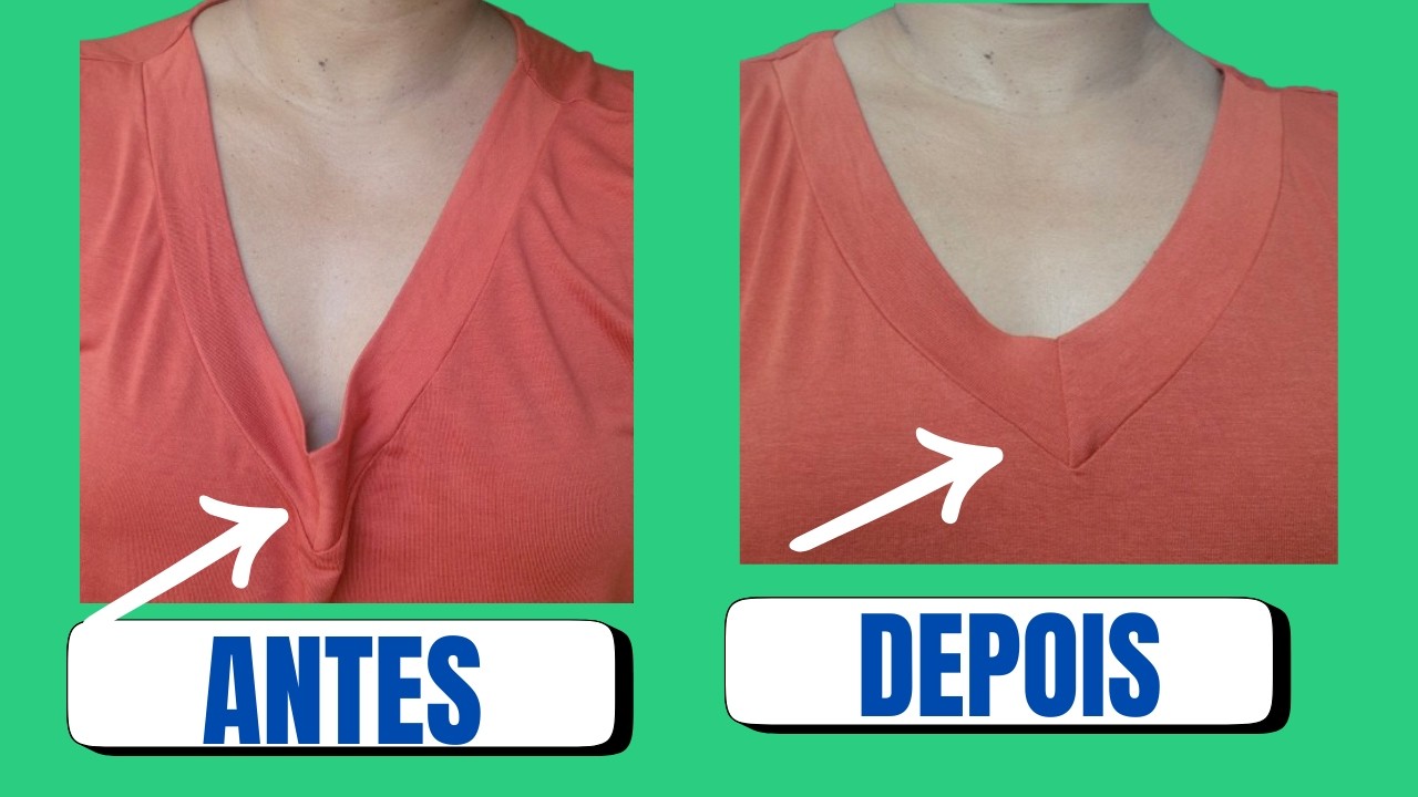 Tutorial Completo: Como Aperfeiçoar a Gola de Camiseta à Mão – Passaa Passo.